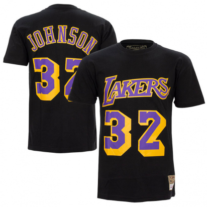 Lakers-Johnson Hardwood Classics T-paita ryhmss TEKSTIILIT / MIESTEN TEKSTIILIT / T-paidat @ 2WIN BASKETBUTIK (350626)