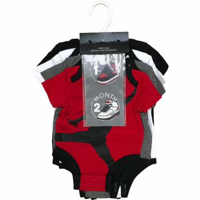Jordan Creeper Set 4-Pack vauvan asusetti ryhmss TARJOUKSET / Tekstiilit Baby @ 2WIN BASKETBUTIK (5NA041-000)