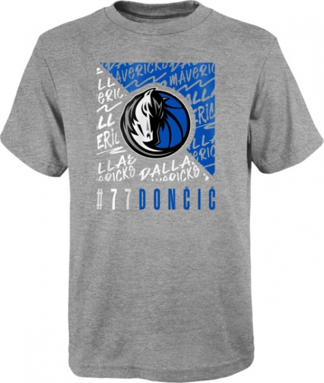 Mavericks-Doncic T-paita ryhmss TEKSTIILIT / MIESTEN TEKSTIILIT / T-paidat @ 2WIN BASKETBUTIK (EK2M12BHS-MAVDL)