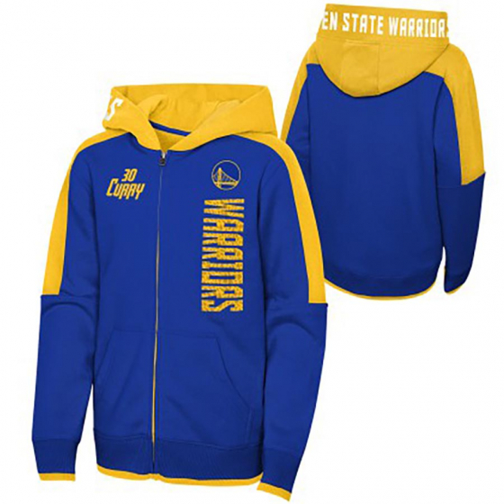 Warriors-Curry Zip Huppari ryhmss TEKSTIILIT / MIESTEN TEKSTIILIT / Hupparit / Takit @ 2WIN BASKETBUTIK (EK2M12BVM-WARSC)