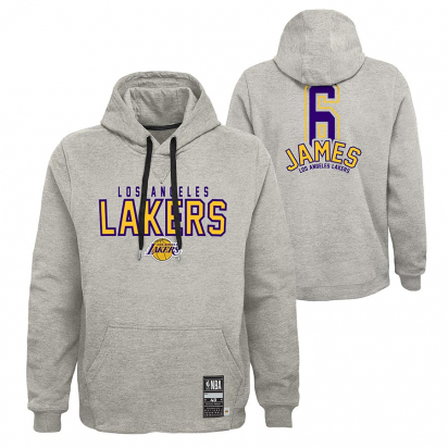 Lakers-Lebron Huppari ryhmss TEKSTIILIT / MIESTEN TEKSTIILIT / Hupparit / Takit @ 2WIN BASKETBUTIK (EK2M1SB2M-LAK06)