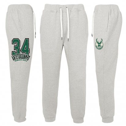 Bucks-Antetokounmpo Collegehousut ryhmss TEKSTIILIT / MIESTEN TEKSTIILIT / Collegehousut @ 2WIN BASKETBUTIK (EK2M1SB2N-BCKGA)