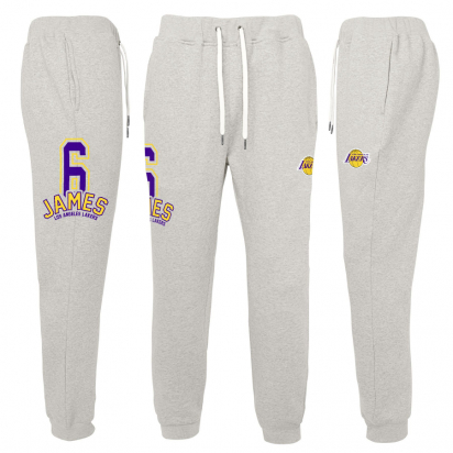 Lakers-LeBron Collegehousut ryhmss TEKSTIILIT / MIESTEN TEKSTIILIT / Collegehousut @ 2WIN BASKETBUTIK (EK2M1SB2N-LAK06)