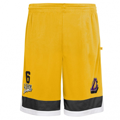Lakers Shortsit-Lebron ryhmss TEKSTIILIT / MIESTEN TEKSTIILIT / Shortsit @ 2WIN BASKETBUTIK (EK2M22AUB-LAK06)