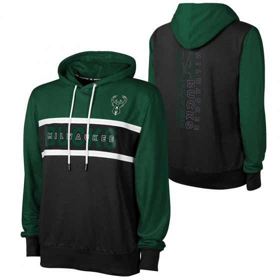 Bucks-Antetokounmpo Huppari ryhmss TEKSTIILIT / MIESTEN TEKSTIILIT / Hupparit / Takit @ 2WIN BASKETBUTIK (EK2M22AUU-BCKGA)