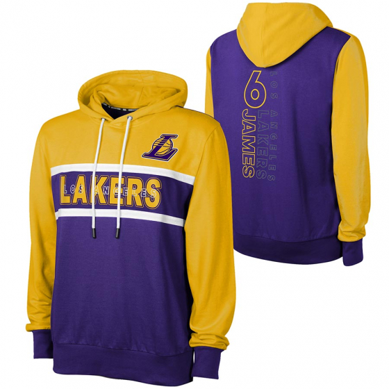 Lakers-LeBron Huppari ryhmss TEKSTIILIT / MIESTEN TEKSTIILIT / Hupparit / Takit @ 2WIN BASKETBUTIK (EK2M22AUU-LAK06)