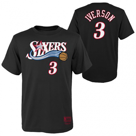 76ERS-Iverson Hardwood Classic Lasten ryhmss TEKSTIILIT / LASTEN TEKSTIILIT / T-paidat @ 2WIN BASKETBUTIK (EN2B78MR0N01-76RIA)