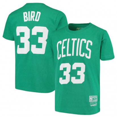 Celtics-Bird Hardwood Classic T-paita Lasten ryhmss TEKSTIILIT / LASTEN TEKSTIILIT / T-paidat @ 2WIN BASKETBUTIK (EN2B78MR0N01-CELLB)