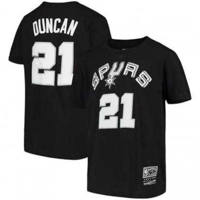 Spurs-Duncan Hardwood Classic T-paita ryhmss TEKSTIILIT / LASTEN TEKSTIILIT / T-paidat @ 2WIN BASKETBUTIK (EN2B78MR0N01-SPUTD)