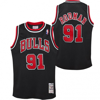 Bulls-Rodman Swingman Pelipaita Lasten ryhmss TEKSTIILIT / LASTEN TEKSTIILIT / Hihattomat @ 2WIN BASKETBUTIK (EN2B7BLT0-BULDR97)