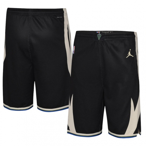 Bucks Swingman Shortsit Lasten ryhmss TEKSTIILIT / LASTEN TEKSTIILIT / Shortsit @ 2WIN BASKETBUTIK (EY2B7BC9L-BCK)