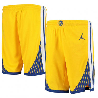 Warriors Swingman Shortsit Lasten ryhmss TEKSTIILIT / LASTEN TEKSTIILIT / Shortsit @ 2WIN BASKETBUTIK (EY2B7BCNJ-WAR)