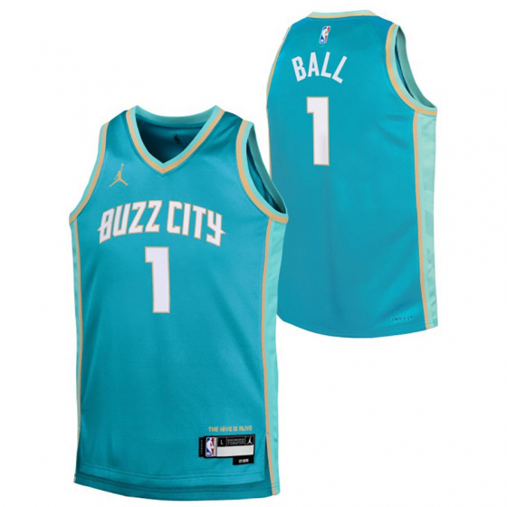 Hornets Swingman-Ball Pelipaita Lasten ryhmss TEKSTIILIT / LASTEN TEKSTIILIT / Hihattomat @ 2WIN BASKETBUTIK (EY2B7BU8P23-HOR01)