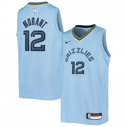 Grizzlies Swingman-Morant Pelipaita Lasten ryhmss TEKSTIILIT / LASTEN TEKSTIILIT / Hihattomat @ 2WIN BASKETBUTIK (EY2B7BXJP-GRIJM)