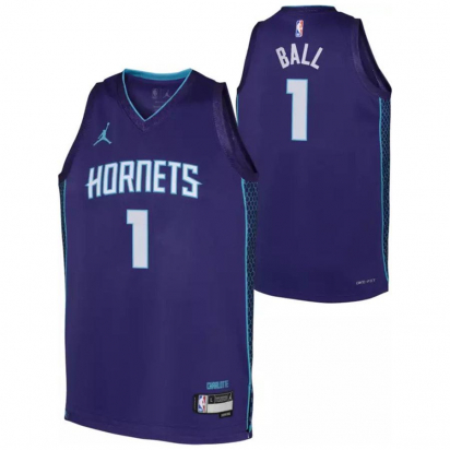 Hornets Swingman-Ball Pelipaita Lasten ryhmss TEKSTIILIT / LASTEN TEKSTIILIT / Hihattomat @ 2WIN BASKETBUTIK (EY2B7BXJP-HOR01)