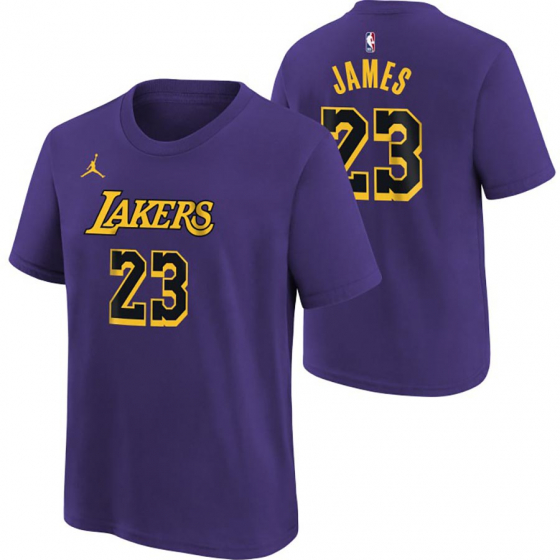 Lakers-LeBron T-paita Lasten ryhmss TEKSTIILIT / LASTEN TEKSTIILIT / T-paidat @ 2WIN BASKETBUTIK (EY2B7HDC4-LAK23)