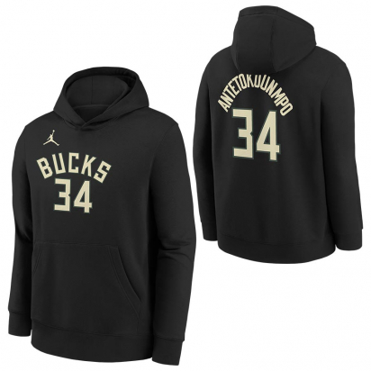 Bucks-Antetokounmpo Huppari Lasten ryhmss TEKSTIILIT / LASTEN TEKSTIILIT / Hupparit / Takit @ 2WIN BASKETBUTIK (EY2B7HDCV-BCKGA)