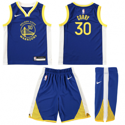 Warriors-Curry Hanger Peliasusetti Lasten ryhmss TEKSTIILIT / LASTEN TEKSTIILIT / Peliasusetit @ 2WIN BASKETBUTIK (EZ2B3BAG0-CURRY)