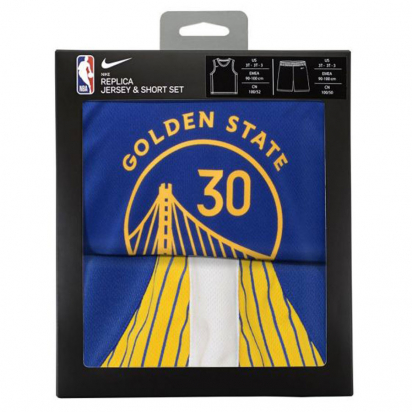 Warriors-Curry Box Peliasusetti Lasten ryhmss TEKSTIILIT / LASTEN TEKSTIILIT / Peliasusetit @ 2WIN BASKETBUTIK (EZ2B3BBYF-CURRY)