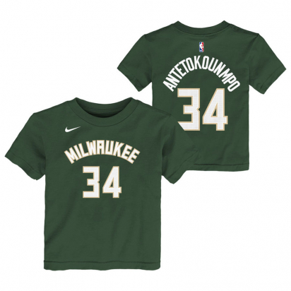 Bucks- Antetokounmpo T-paita Lasten ryhmss TEKSTIILIT / LASTEN TEKSTIILIT / T-paidat @ 2WIN BASKETBUTIK (EZ2B711F1-BCKGA)