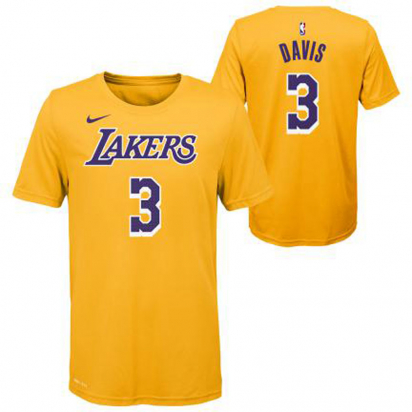 Lakers-Davis T-paita Lasten ryhmss TEKSTIILIT / LASTEN TEKSTIILIT / T-paidat @ 2WIN BASKETBUTIK (EZ2B711F1-LAKAD)