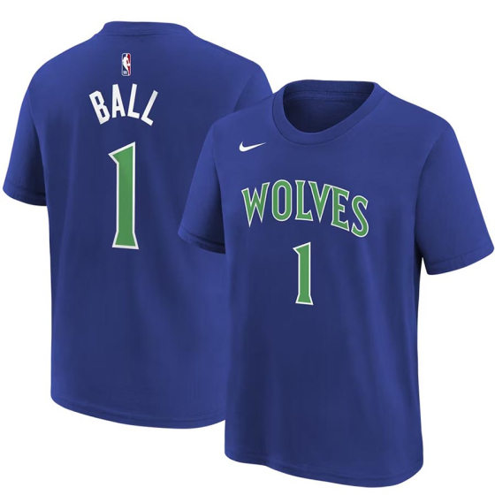 Timberwolves-Ball T-paita Lasten