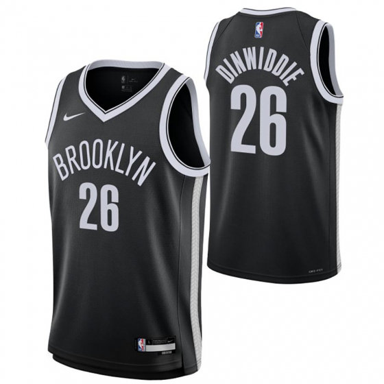 Nets Swingman-Dinwiddie Pelipaita Lasten ryhmss TEKSTIILIT / LASTEN TEKSTIILIT / Hihattomat @ 2WIN BASKETBUTIK (EZ2B7BX2P00-NYNSD)