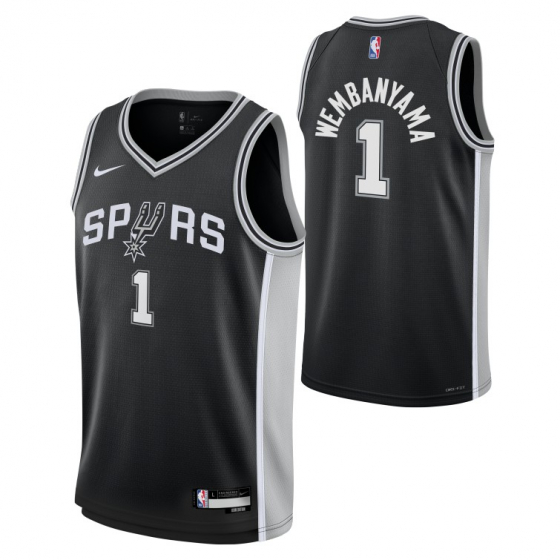 Spurs Swingman-Wembanyama Pelipaita Lasten ryhmss TEKSTIILIT / LASTEN TEKSTIILIT / Hihattomat @ 2WIN BASKETBUTIK (EZ2B7BX2P00-SPUVW)