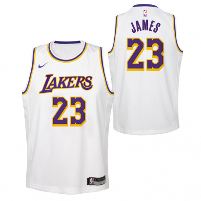 Lakers Swingman-LeBron Pelipaita Lasten ryhmss TEKSTIILIT / LASTEN TEKSTIILIT / Hihattomat @ 2WIN BASKETBUTIK (EZ2B7BZ1P-James)