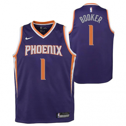 Suns Swingman-Booker Pelipaita Lasten ryhmss TEKSTIILIT / LASTEN TEKSTIILIT / Hihattomat @ 2WIN BASKETBUTIK (EZ2B7BZ2P-SUNDB)