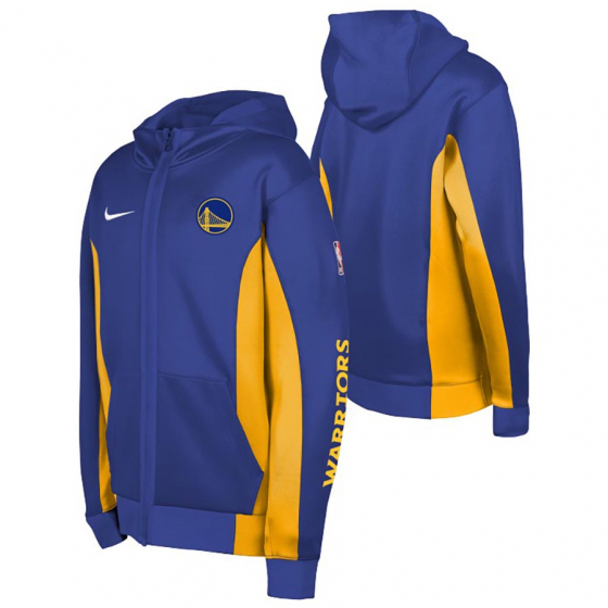 Warriors Zip Huppari Lasten ryhmss TEKSTIILIT / LASTEN TEKSTIILIT / Hupparit / Takit @ 2WIN BASKETBUTIK (EZ2B7FGS4-WAR)