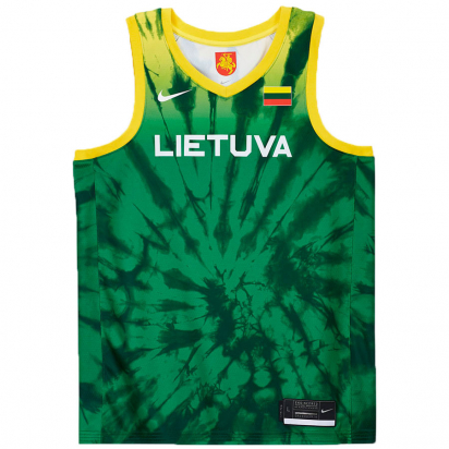 Lithuania National Jersey ryhmss TEKSTIILIT / LASTEN TEKSTIILIT / Hihattomat @ 2WIN BASKETBUTIK (EZGB7BUSW-LIT)