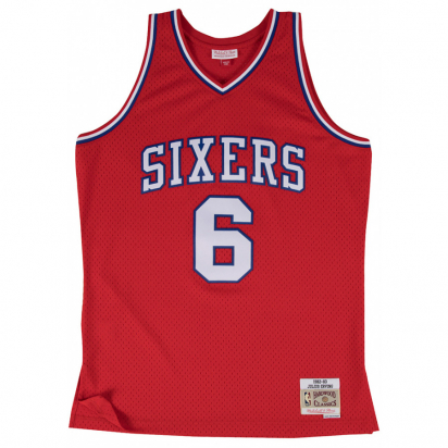 76ERS-Erving Swingman Pelipaita ryhmss TEKSTIILIT / MIESTEN TEKSTIILIT / Hihattomat @ 2WIN BASKETBUTIK (FGYA4V-PHIL71)