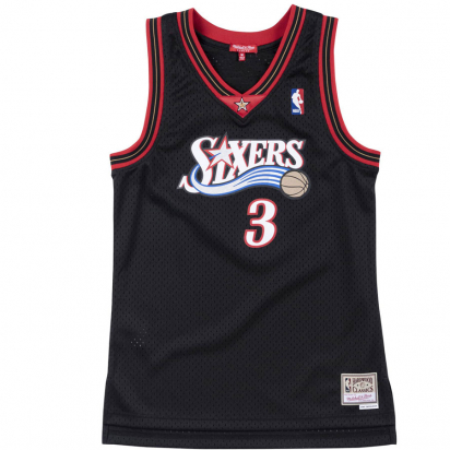 76ERS-Iverson Swingman Naisten Hihaton Pelipaita ryhmss TEKSTIILIT / NAISTEN TEKSTIILIT / Hihattomat @ 2WIN BASKETBUTIK (NNBJEL18120-IVERSON)