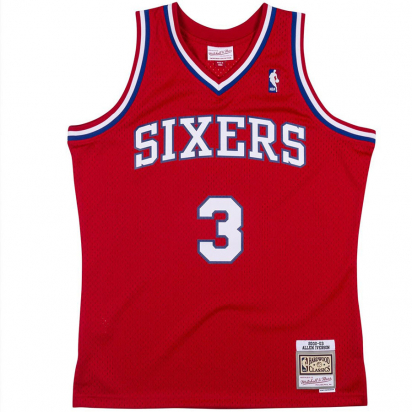 76ERS-Iverson Swingman Pelipaita ryhmss TEKSTIILIT / MIESTEN TEKSTIILIT / Hihattomat @ 2WIN BASKETBUTIK (SMJYCP19066-IVERSON)