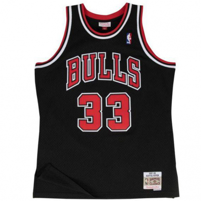 Bulls-Pippen Swingman Hihaton Pelipaita ryhmss TEKSTIILIT / MIESTEN TEKSTIILIT / Hihattomat @ 2WIN BASKETBUTIK (SMJYGS18151-PIPPEN)