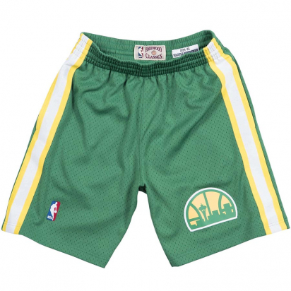 Supersonics Swingman Shortsit ryhmss TEKSTIILIT / MIESTEN TEKSTIILIT / Shortsit @ 2WIN BASKETBUTIK (SMSHNG18252-SUPERSONICS)