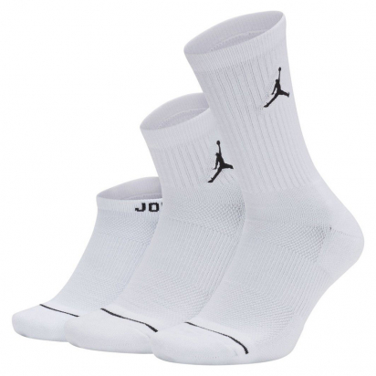 Jordan Jumpman Waterfall 3-Pack Koripallosukat ryhmss ACCESSOARER / Sukat @ 2WIN BASKETBUTIK (SX6274-100)