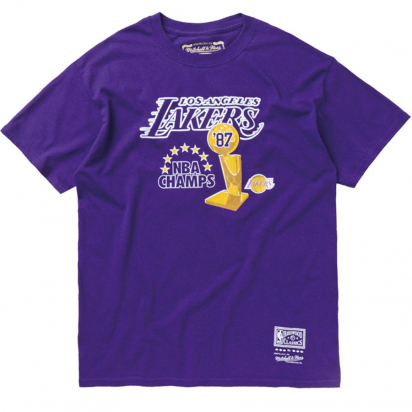 Lakers 87 NBA Champs T-paita ryhmss TEKSTIILIT / MIESTEN TEKSTIILIT / T-paidat @ 2WIN BASKETBUTIK (TRCWINTL133-LAL)