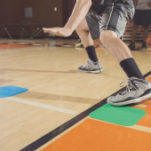 Basketball Court Markers harjoitteluvlineet