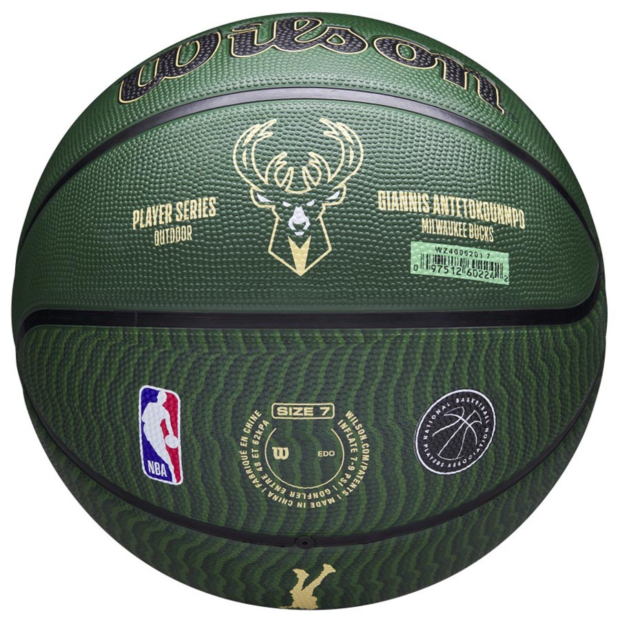 Wilson Bucks-Antetokounmpo Icon Koripallo Ulkok�ytt��n (7)