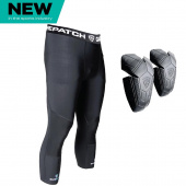 Gamepatch Compression 3/4 Abraison Resistant Tights With Insertable Knee Padding Gamepatch Compression 3/4 Abraison Resistant Tights With Insertable Knee Padding