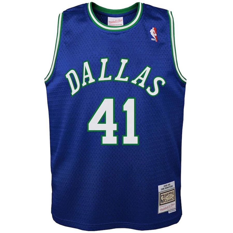 Mavericks-Nowitzki Swingman Pelipaita Lasten
