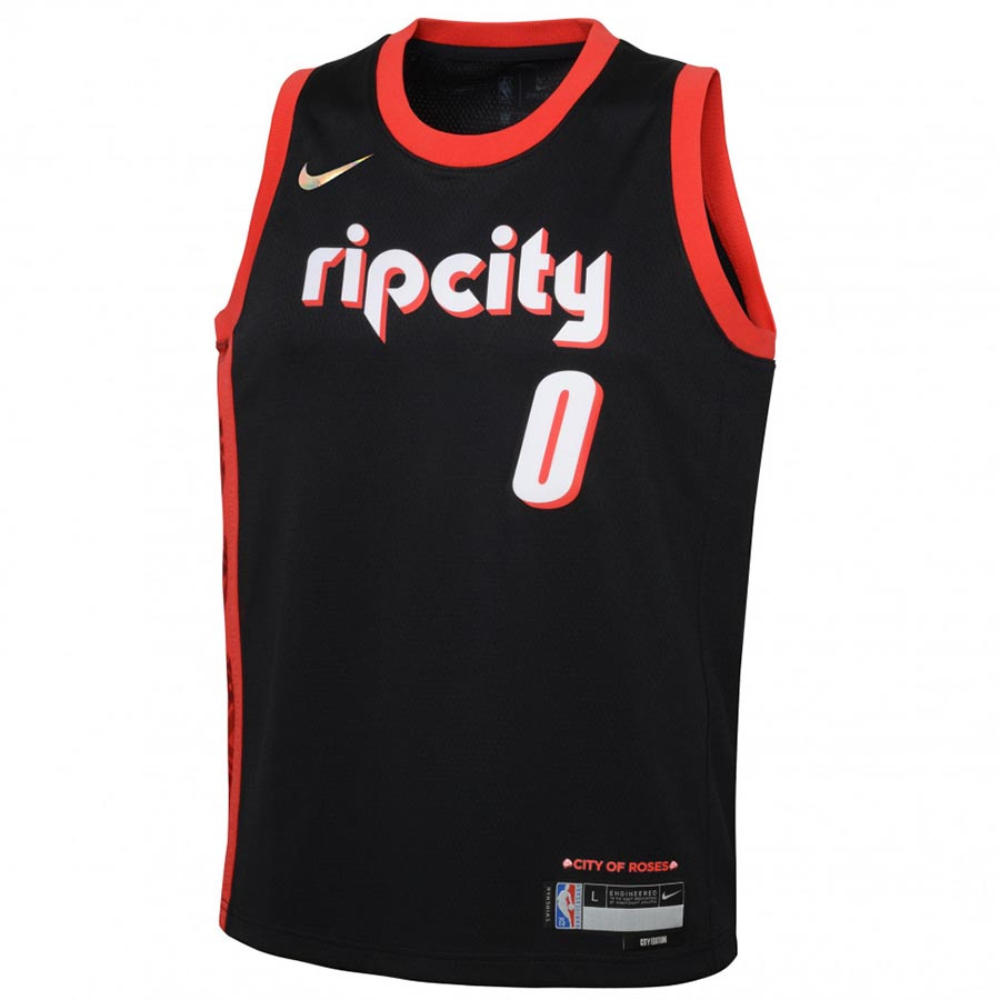 Trail Blazers Mixtape Swingman-Lillard Pelipaita Lasten